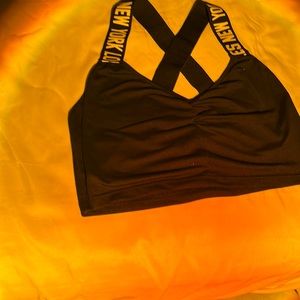 Shein crisscross ruched top